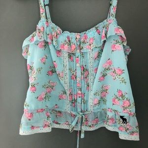 Floral crop top